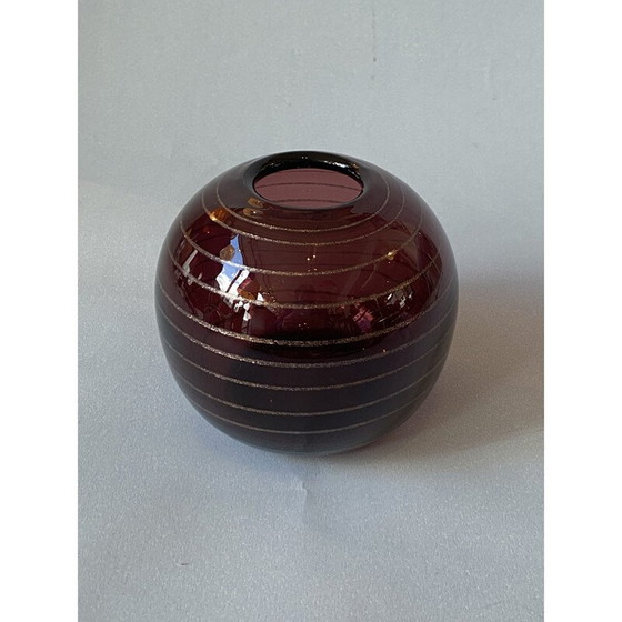 Image 1 of Vintage glass vase by Robert Pierini in Biot, 1983