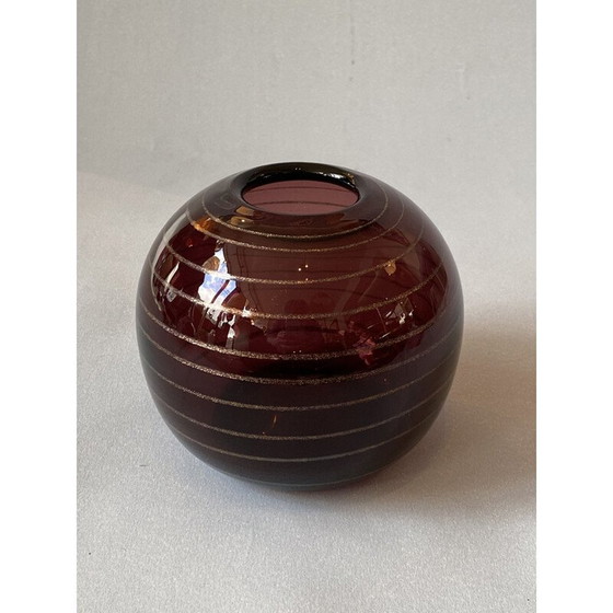 Image 1 of Vintage glass vase by Robert Pierini in Biot, 1983