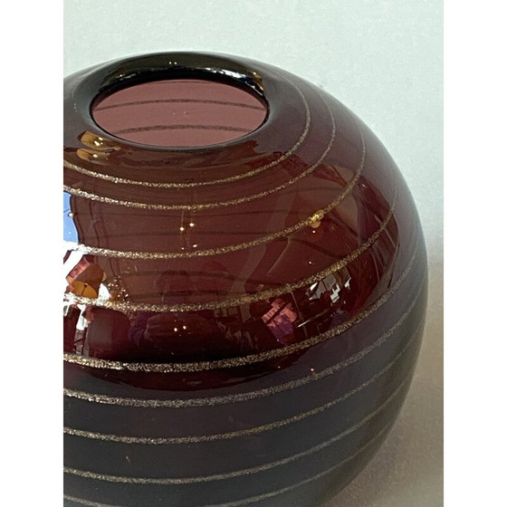 Image 1 of Vintage glass vase by Robert Pierini in Biot, 1983