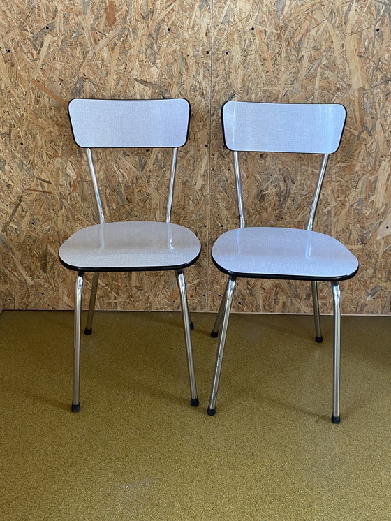 Image 1 of Vintage Formica Table And Chairs