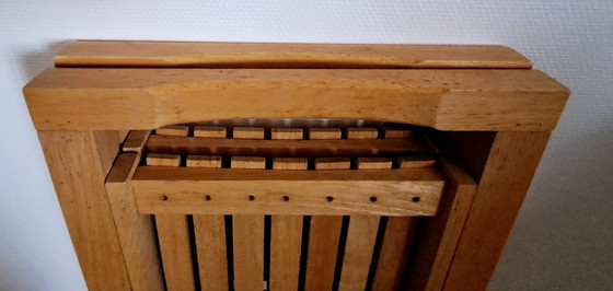 Image 1 of Pair Of Wooden Folding Chairs