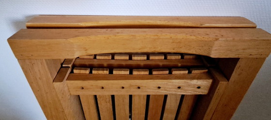 Image 1 of Pair Of Wooden Folding Chairs