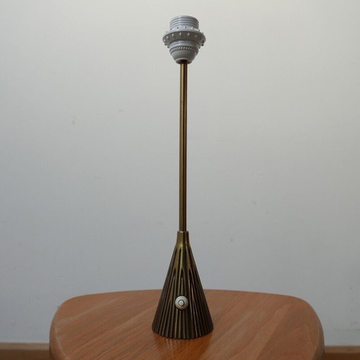 Vintage brass table lamp by Sonja Katzin for Asea, Sweden 1950