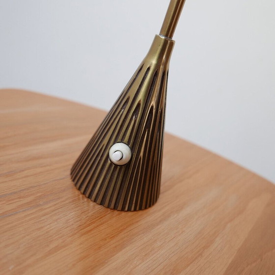 Image 1 of Vintage brass table lamp by Sonja Katzin for Asea, Sweden 1950