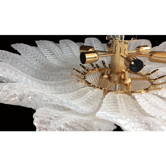 Image 1 of Murano Glass Sputnik Chandelier Flush Mount, Mazzega Style