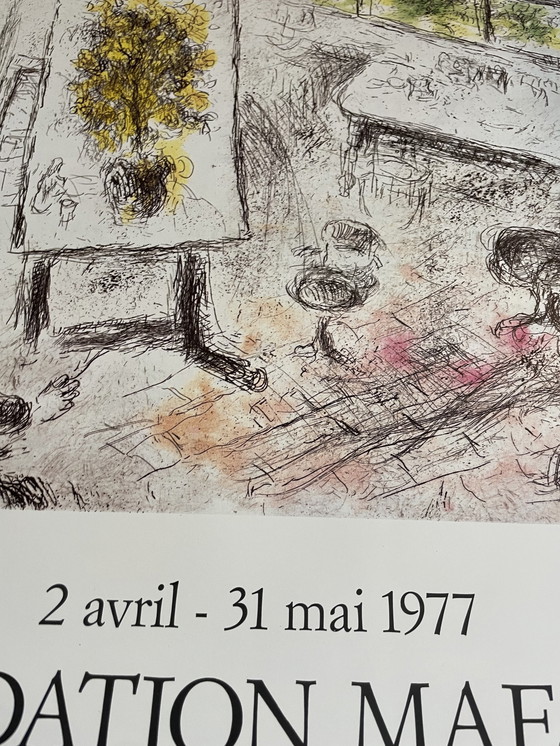 Image 1 of Marc Chagall (1887-1985), Aragon- Malraux, Foundation Maeght, Printed In France