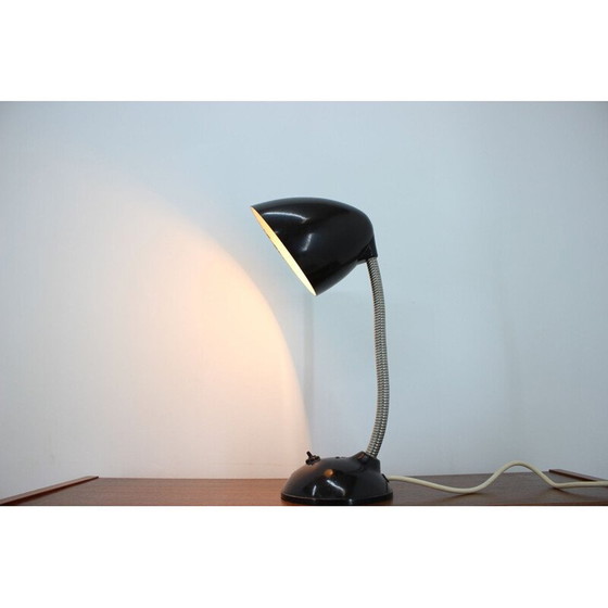 Image 1 of Mid-century vintage adjustable bakelite table lamp by Eric Kirkman Cole, Czechoslovakia 1950