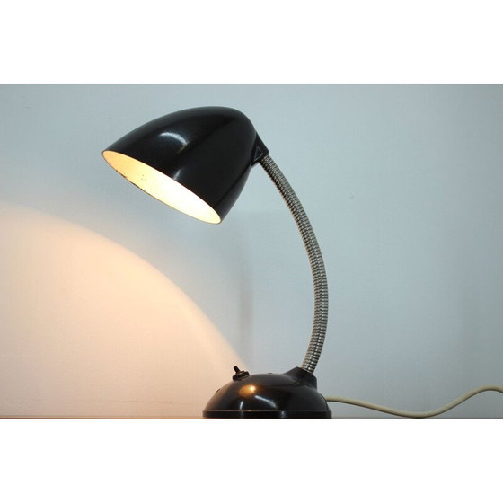 Image 1 of Mid-century vintage adjustable bakelite table lamp by Eric Kirkman Cole, Czechoslovakia 1950