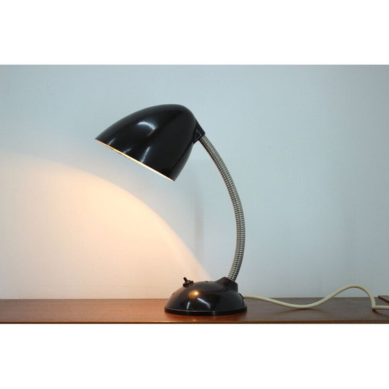 Image 1 of Mid-century vintage adjustable bakelite table lamp by Eric Kirkman Cole, Czechoslovakia 1950