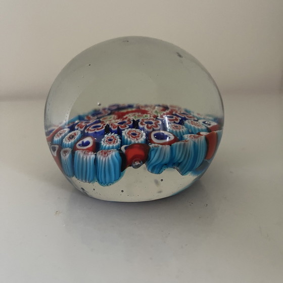 Image 1 of Murrrina Also Known As Millefiori Glass From Murano It. Weight Approximately 500 Grams - Circumference 20 Cm.