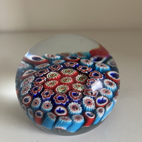 Image 1 of Murrrina Also Known As Millefiori Glass From Murano It. Weight Approximately 500 Grams - Circumference 20 Cm.