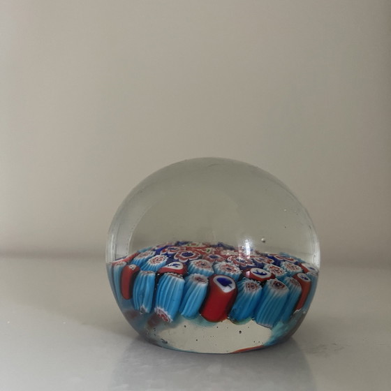 Image 1 of Murrrina Also Known As Millefiori Glass From Murano It. Weight Approximately 500 Grams - Circumference 20 Cm.