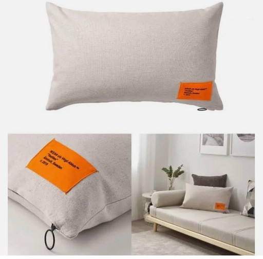 Virgil Abloh Markerad Ikea Pillow Cover