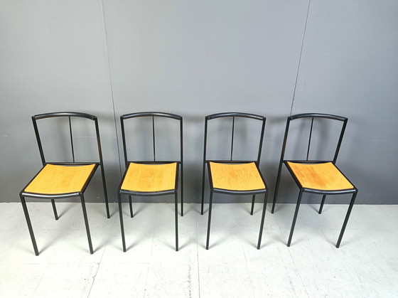 Image 1 of 4 Chairs By Zeus Noto Maurizio Peregalli Millepunte, 1985