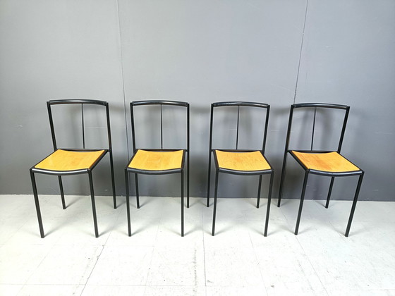 Image 1 of 4 Chairs By Zeus Noto Maurizio Peregalli Millepunte, 1985