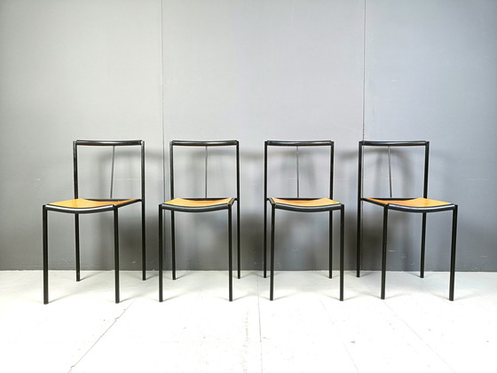 Image 1 of 4 Chairs By Zeus Noto Maurizio Peregalli Millepunte, 1985