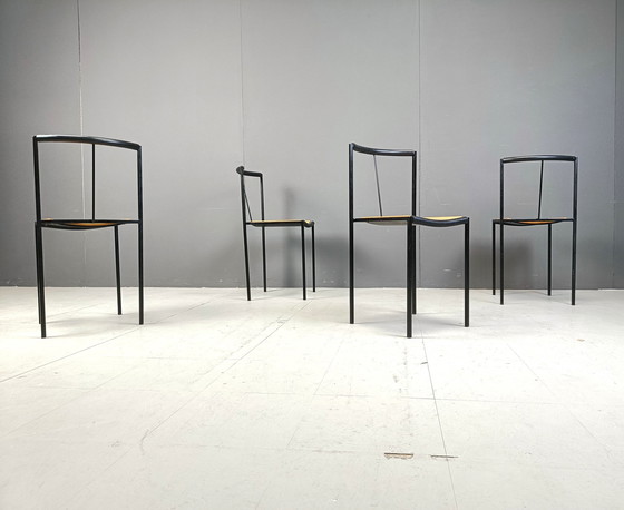 Image 1 of 4 Chairs By Zeus Noto Maurizio Peregalli Millepunte, 1985