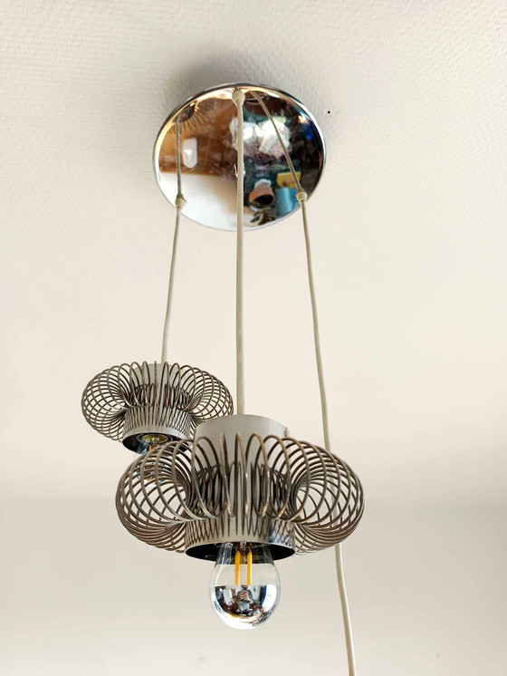 Image 1 of Cascade Space Age chandelier Philippe Rogier 1970