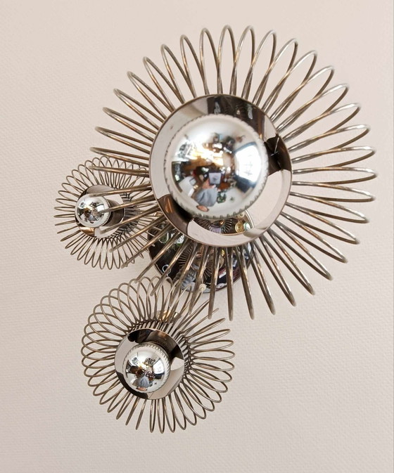 Image 1 of Cascade Space Age chandelier Philippe Rogier 1970