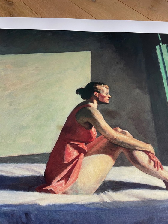 Image 1 of Edward Hopper (1882-1967), Morgensonne, 1952, Museo de Arte de Columbus, Ohio, impreso en Bélgica