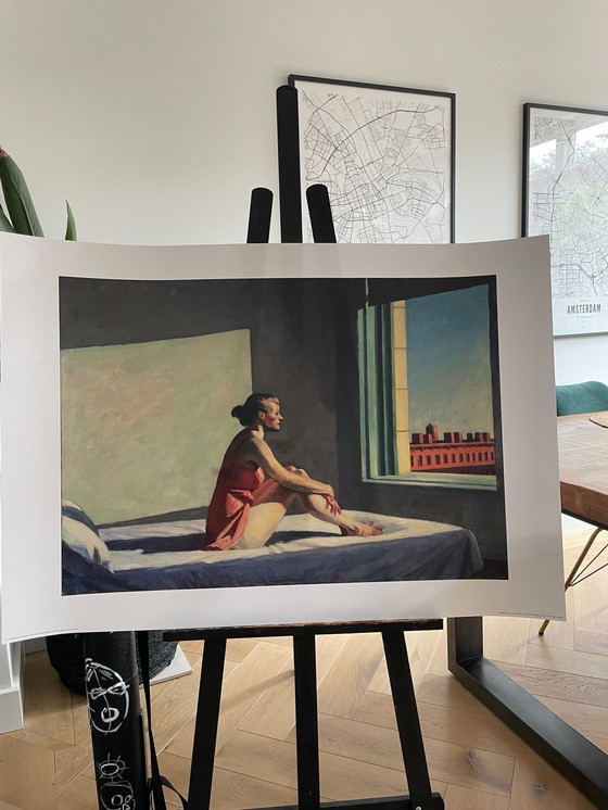 Image 1 of Edward Hopper (1882-1967), Morgensonne, 1952, Museo de Arte de Columbus, Ohio, impreso en Bélgica