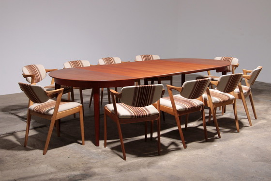 Image 1 of Teak Dining Table From The 1960S By Henning Kjærnulf Model 62