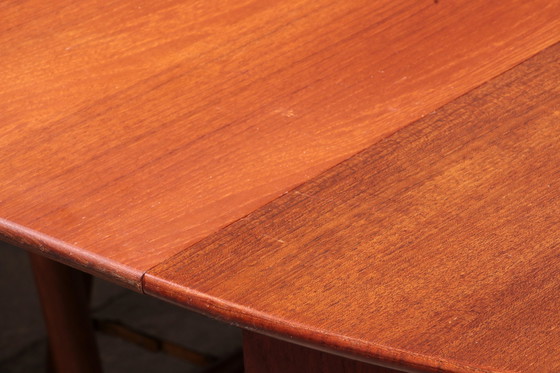 Image 1 of Teak Dining Table From The 1960S By Henning Kjærnulf Model 62