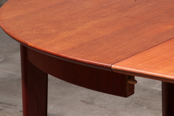 Image 1 of Teak Dining Table From The 1960S By Henning Kjærnulf Model 62