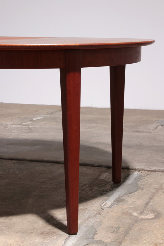 Image 1 of Teak Dining Table From The 1960S By Henning Kjærnulf Model 62