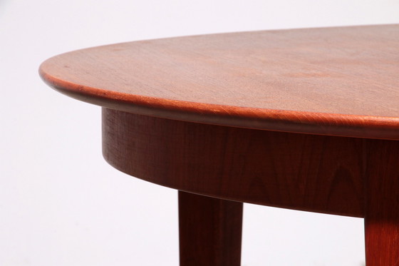 Image 1 of Teak Dining Table From The 1960S By Henning Kjærnulf Model 62