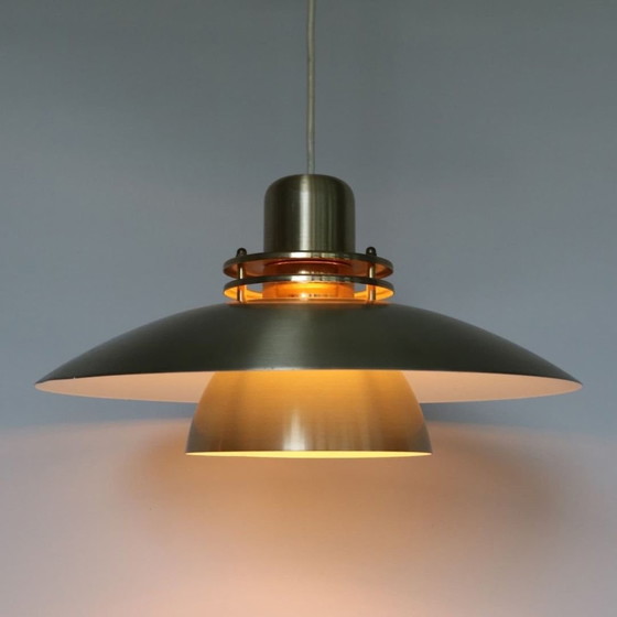 Image 1 of Vintage Brass Pendant Lamp Belid Swedish Design Scale Lamp