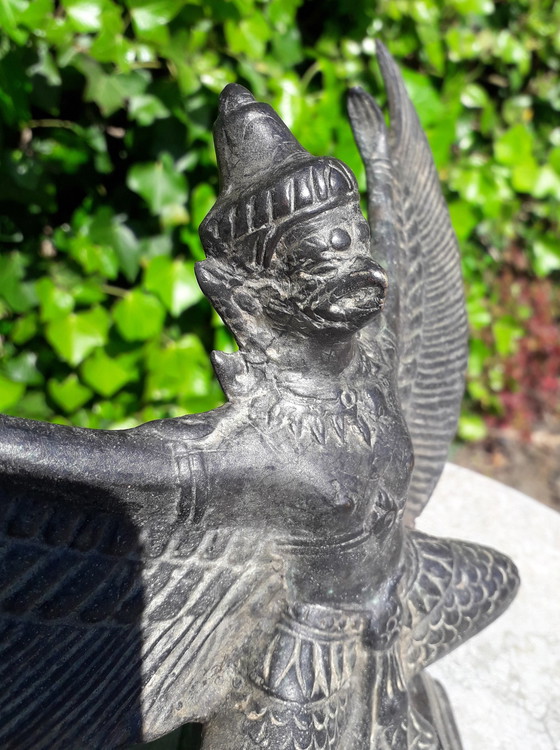 Image 1 of Garuda or Garoeda figurine bronze 16 cm high