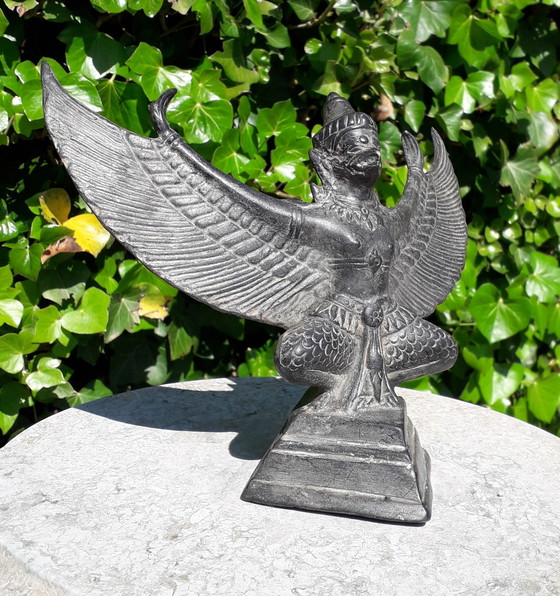 Image 1 of Garuda or Garoeda figurine bronze 16 cm high