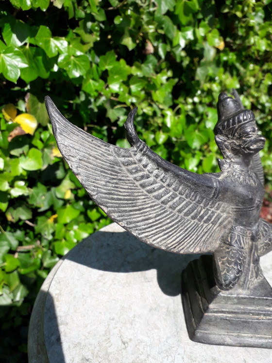 Image 1 of Garuda or Garoeda figurine bronze 16 cm high