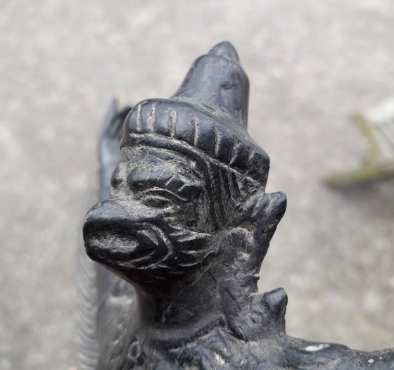 Image 1 of Garuda or Garoeda figurine bronze 16 cm high