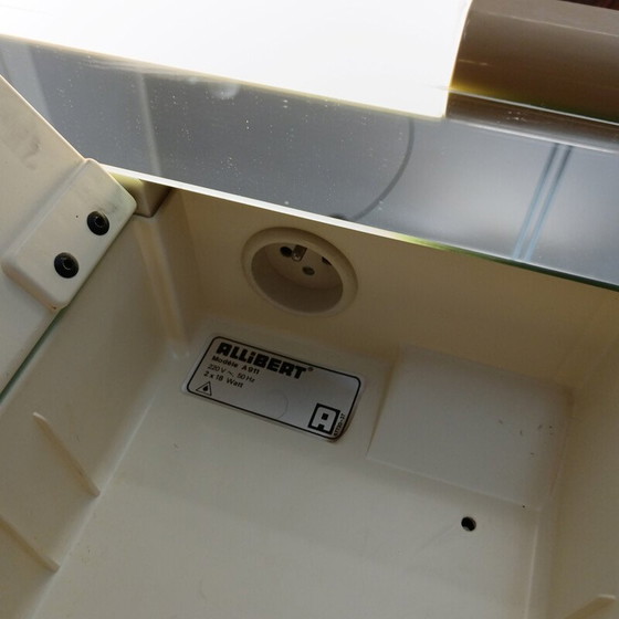 Image 1 of Vintage triptych bathroom mirror with modular storage by Allibert, France 1970