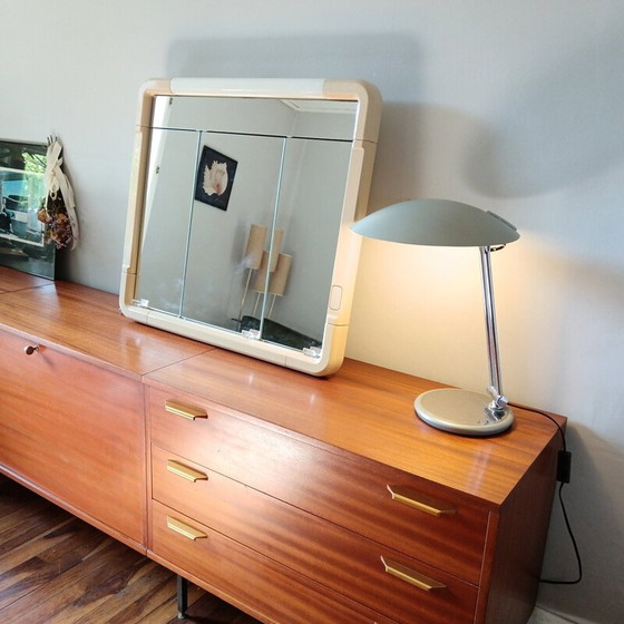 Image 1 of Vintage triptych bathroom mirror with modular storage by Allibert, France 1970