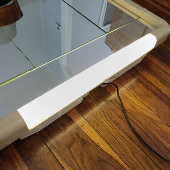 Image 1 of Vintage triptych bathroom mirror with modular storage by Allibert, France 1970