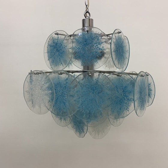 Image 1 of Vistosi Disc Chandelier - 1970s