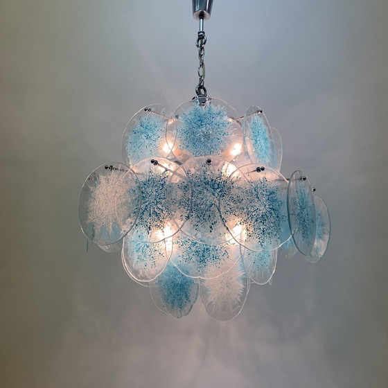 Image 1 of Vistosi Disc Chandelier - 1970s