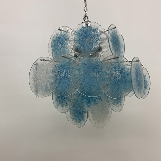 Image 1 of Vistosi Disc Chandelier - 1970s