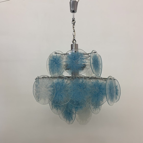 Image 1 of Vistosi Disc Chandelier - 1970s