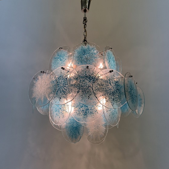 Image 1 of Vistosi Disc Chandelier - 1970s