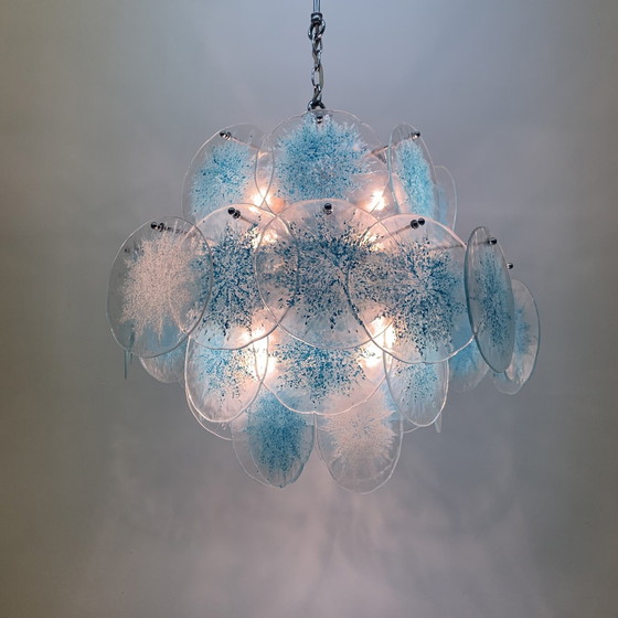 Image 1 of Vistosi Disc Chandelier - 1970s