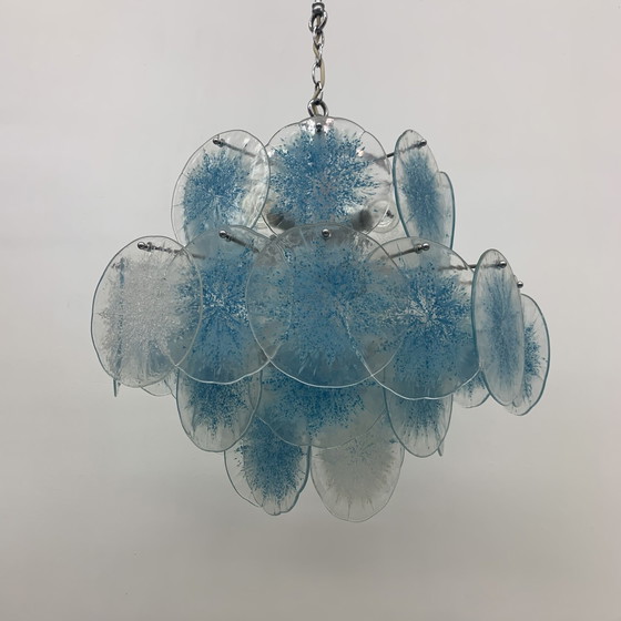 Image 1 of Vistosi Disc Chandelier - 1970s