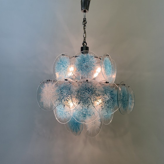 Image 1 of Vistosi Disc Chandelier - 1970s