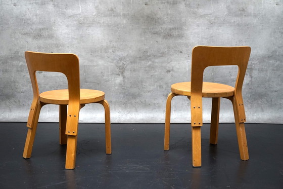 Image 1 of Children's chairs by Alvar Aalto for Artek, 1960s, set of 2