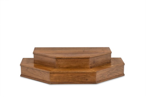 Display Stand, Or Pedestal, Oak. Xixe Siècle.