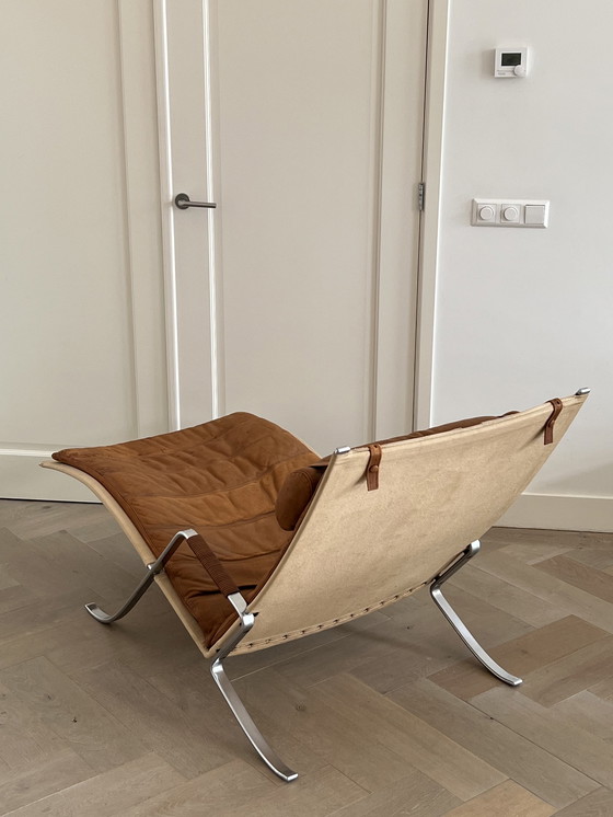 Image 1 of Chaise longue Fabricius Kastholm FK87 'Grasshopper' (sauterelle)