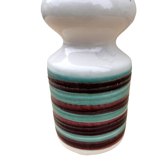 Image 1 of Colorful Ceramic Vase Strehla Keramik, Germany 1960S